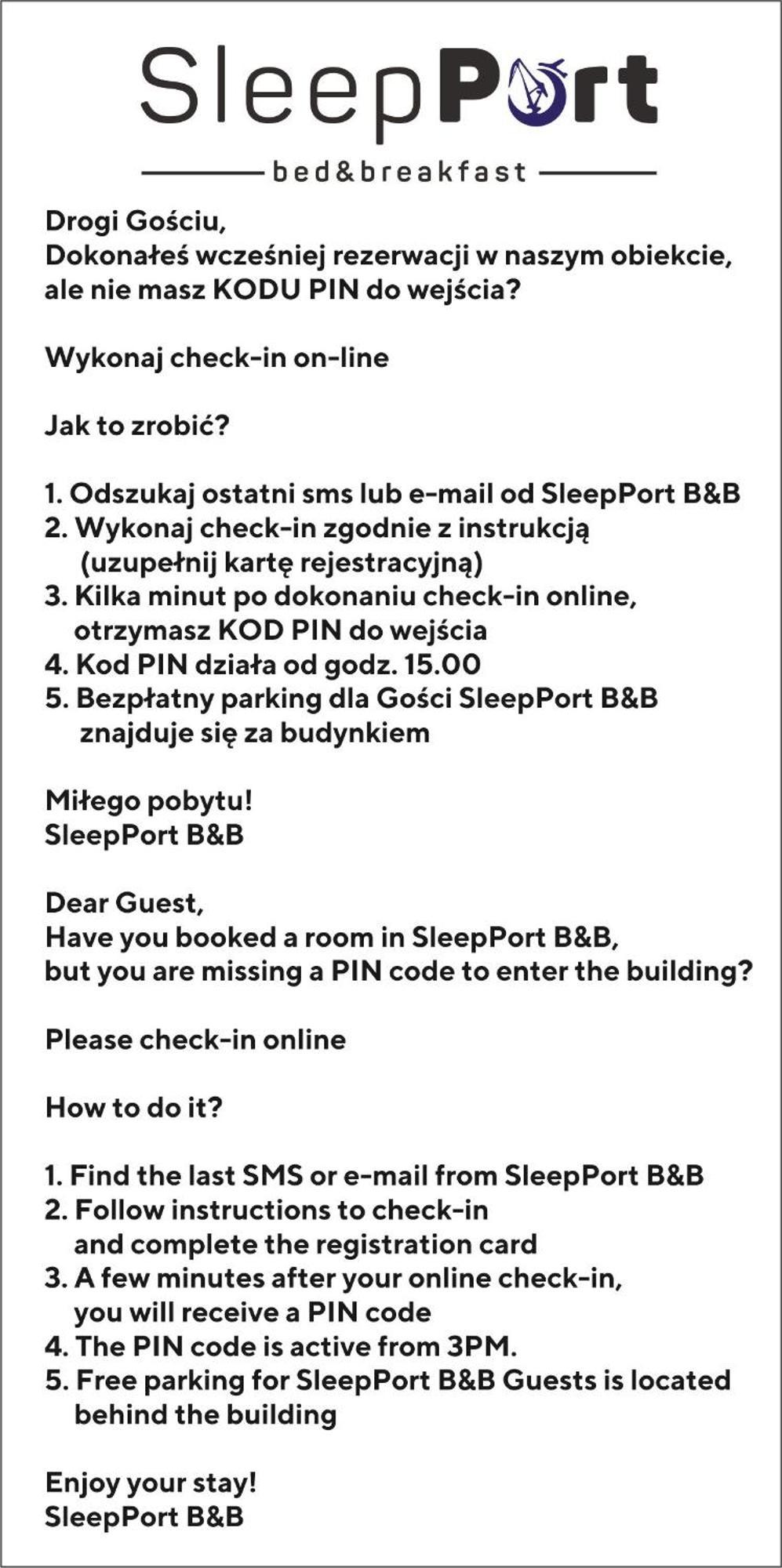 Sleep Port B&B - Bezplatny Parking Гданськ Екстер'єр фото